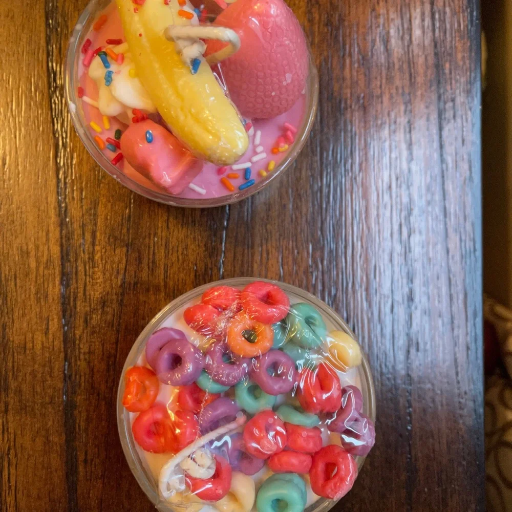 Homemade candles